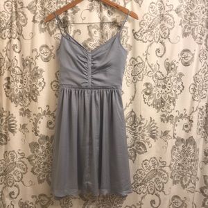 Banana Republic light blue/silver cocktail dress
